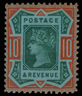 GB 1892 (ESSAY) SG210var