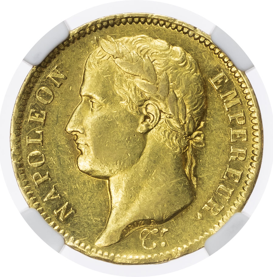 France. Napoleon I AV 40 Francs. 1811K. (Bordeaux). 