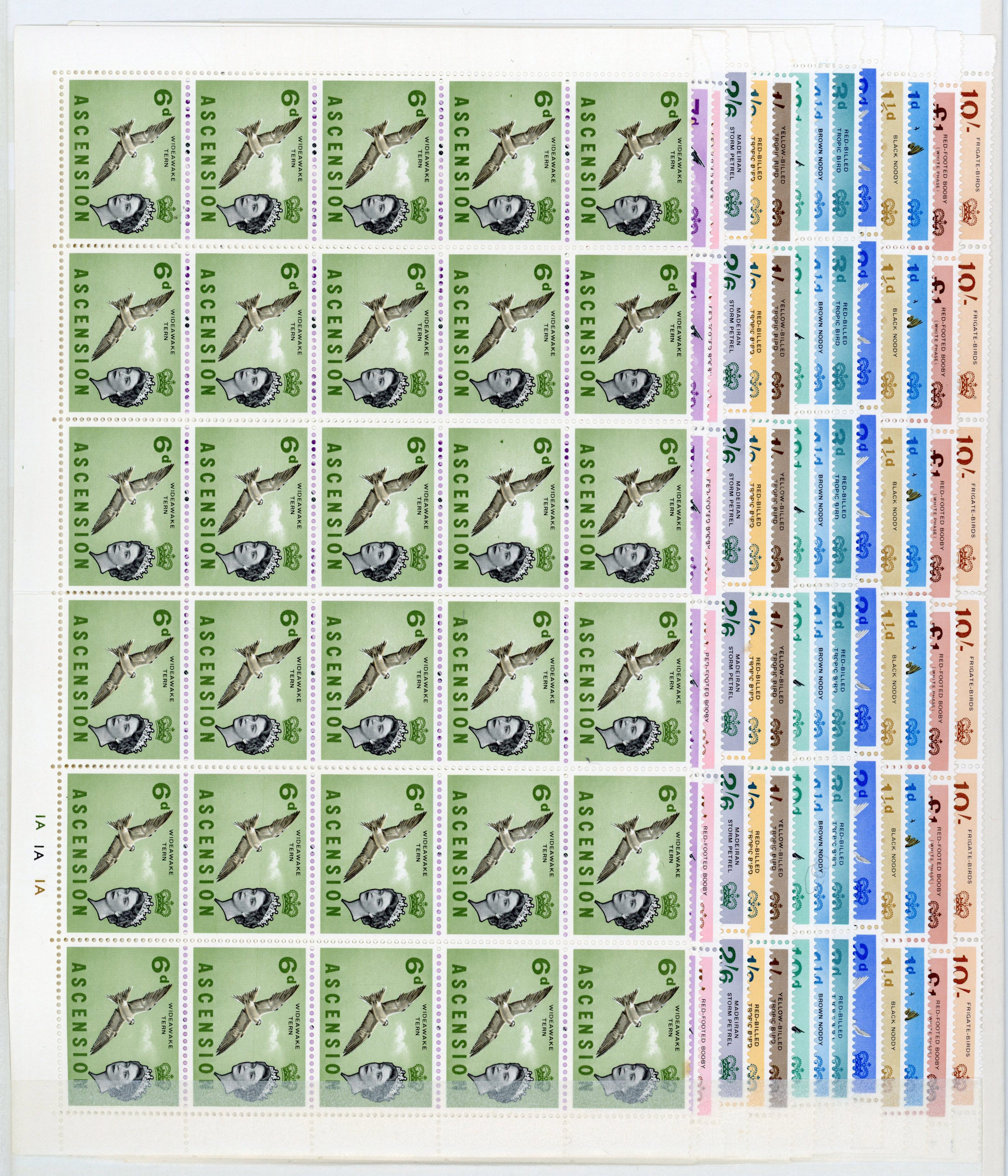 Ascension SG 70-83 blocks mint