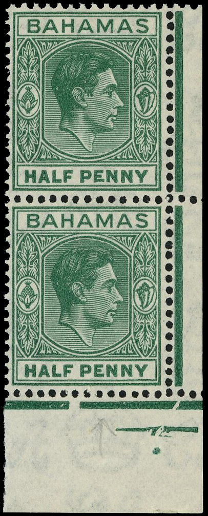Bahamas SG 149ca pair mint