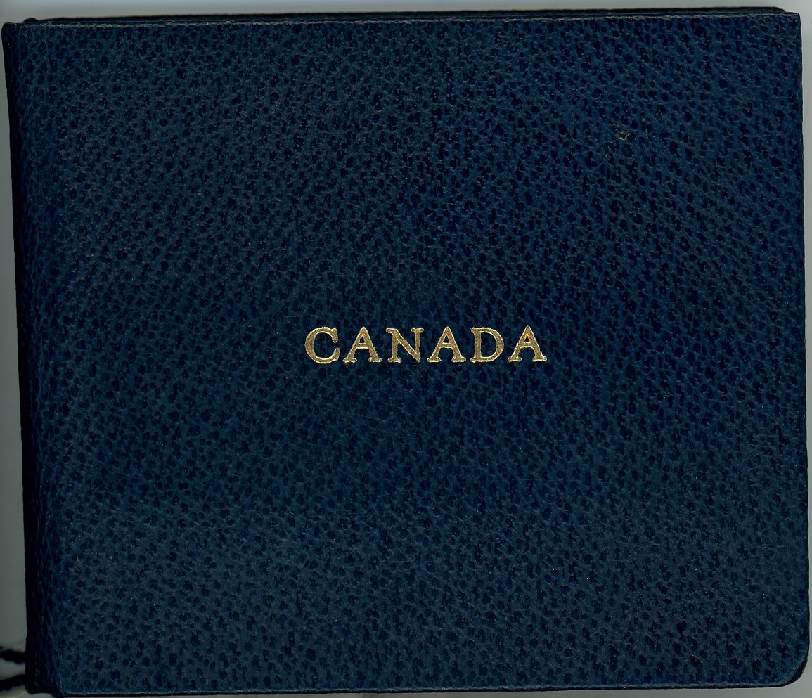 Canada 1947 UPU presentation album in blue, SG 375-408