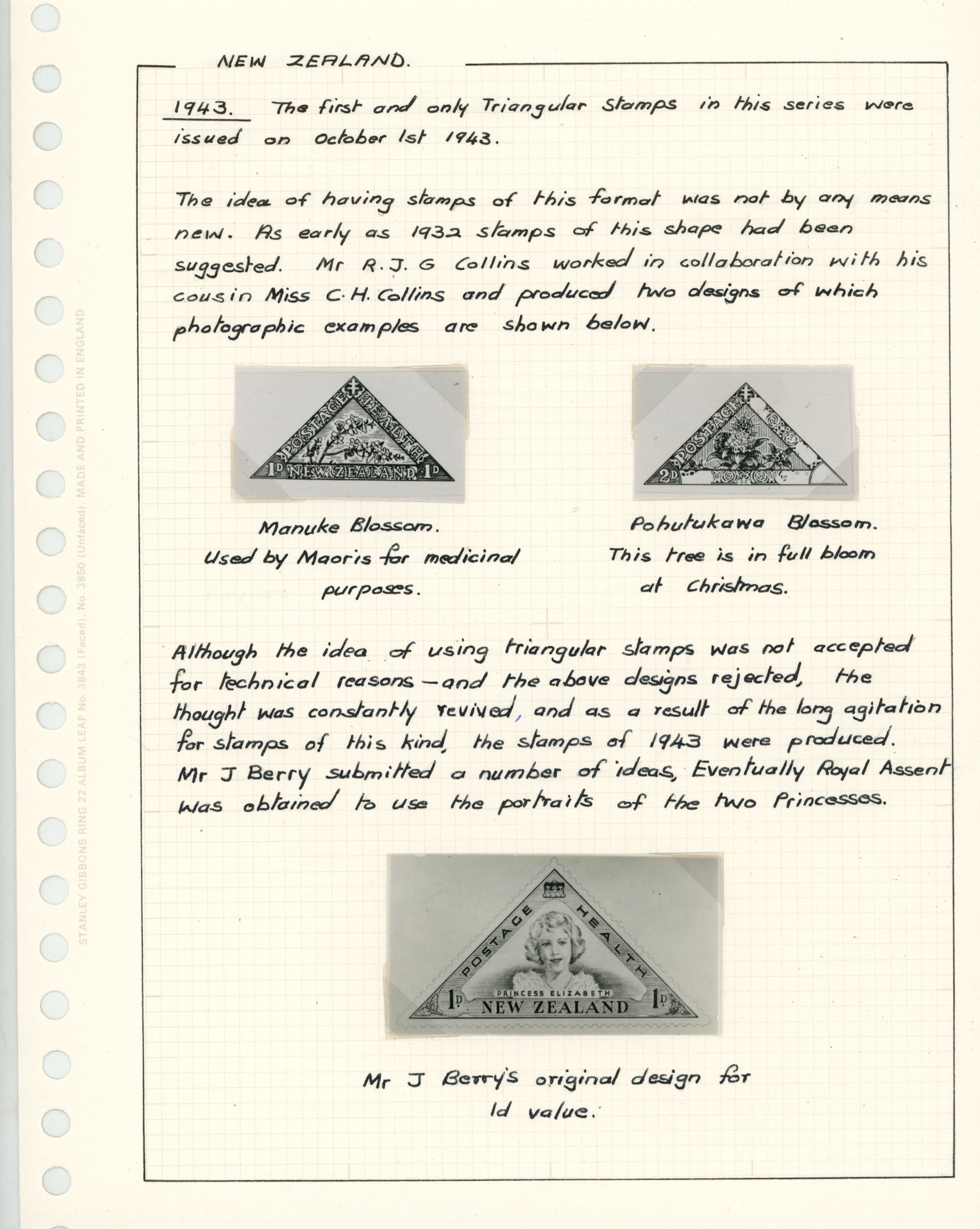 1943 Triangular Healths, collection...
