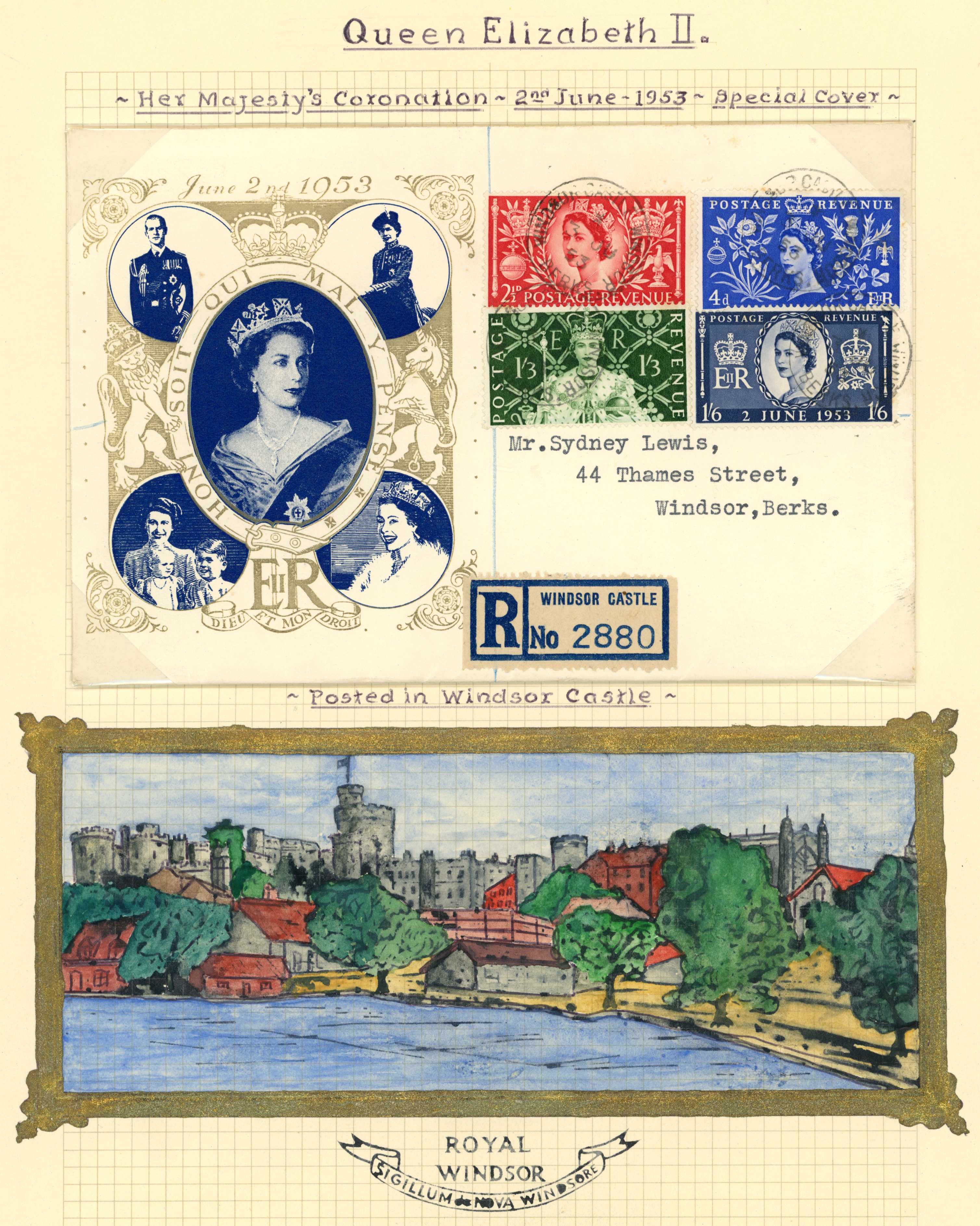FIRST DAY COVER: 1953 (3 June) Coronation set...