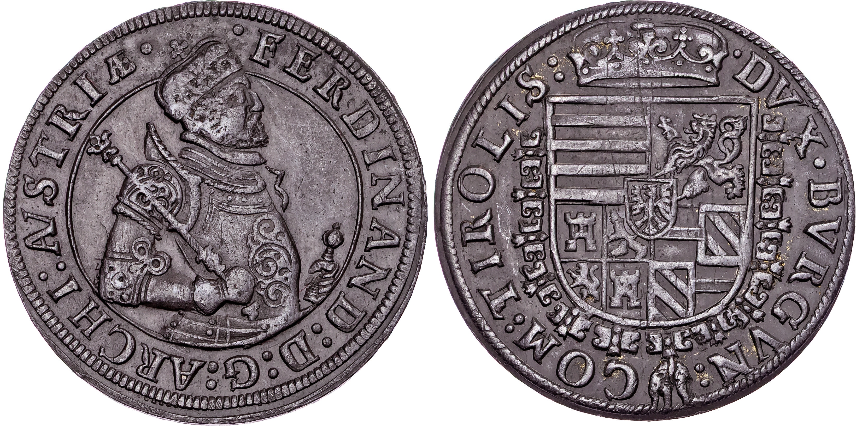 Austria, Holy Roman Empire, Ferdinand II (1564-1595), silver Taler