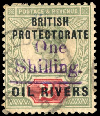 Niger Coast SG 37 used