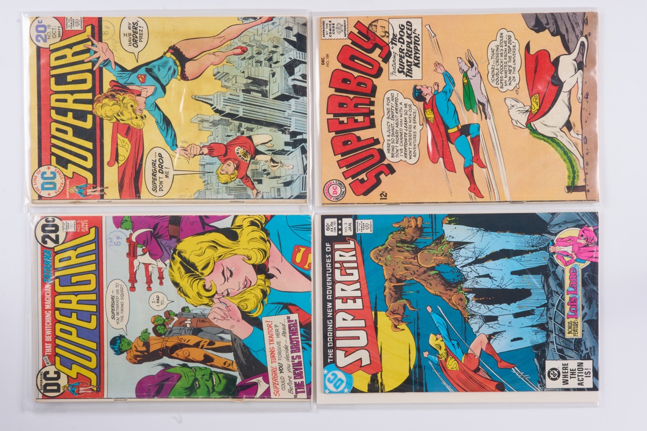 Superboy Vol. 1 & 2 and Supergirl Vol. 1 & Vol. 2. (DC Comics, 1963-1981) Bundle of 52