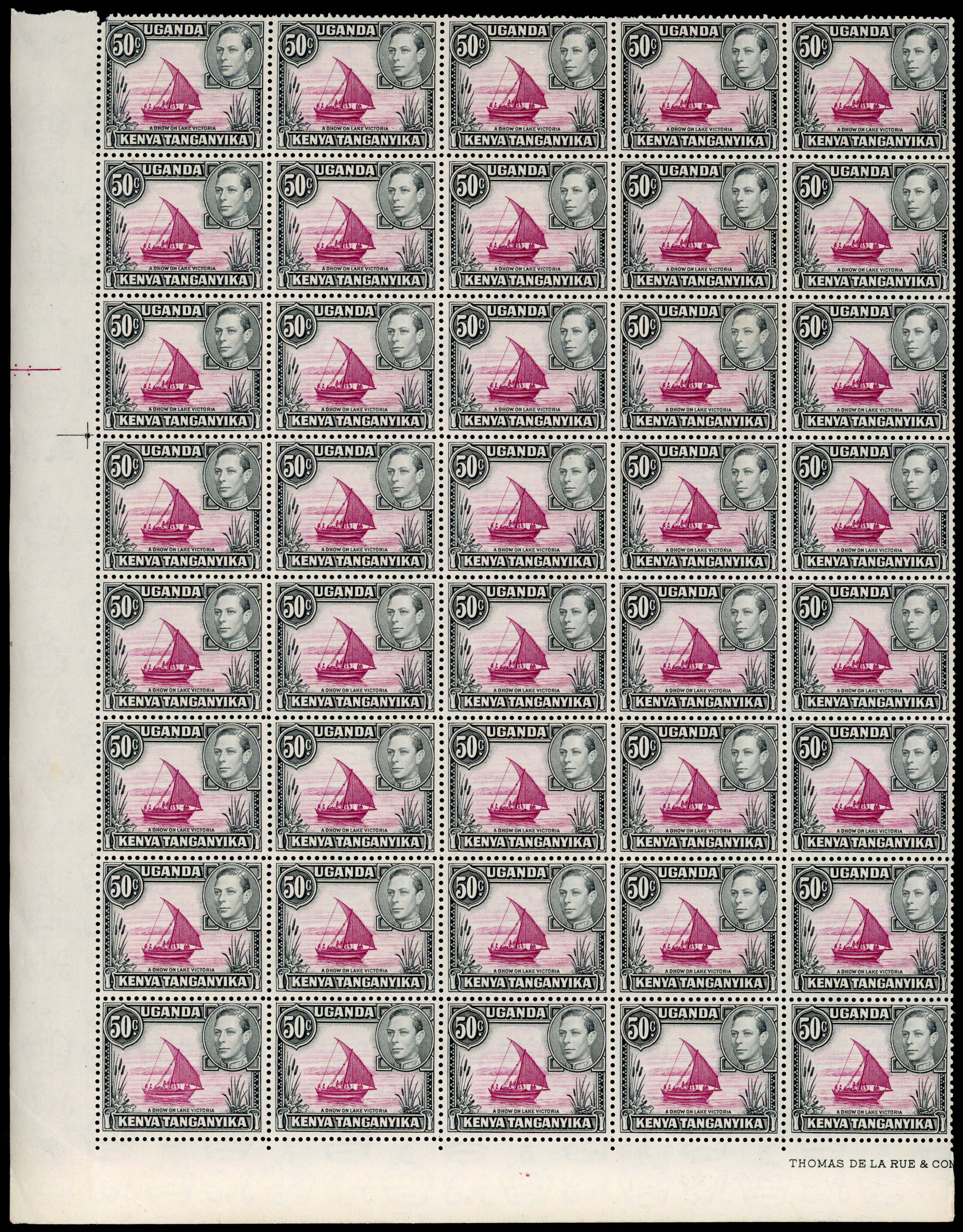 KUT SG 144ea, eb block mint
