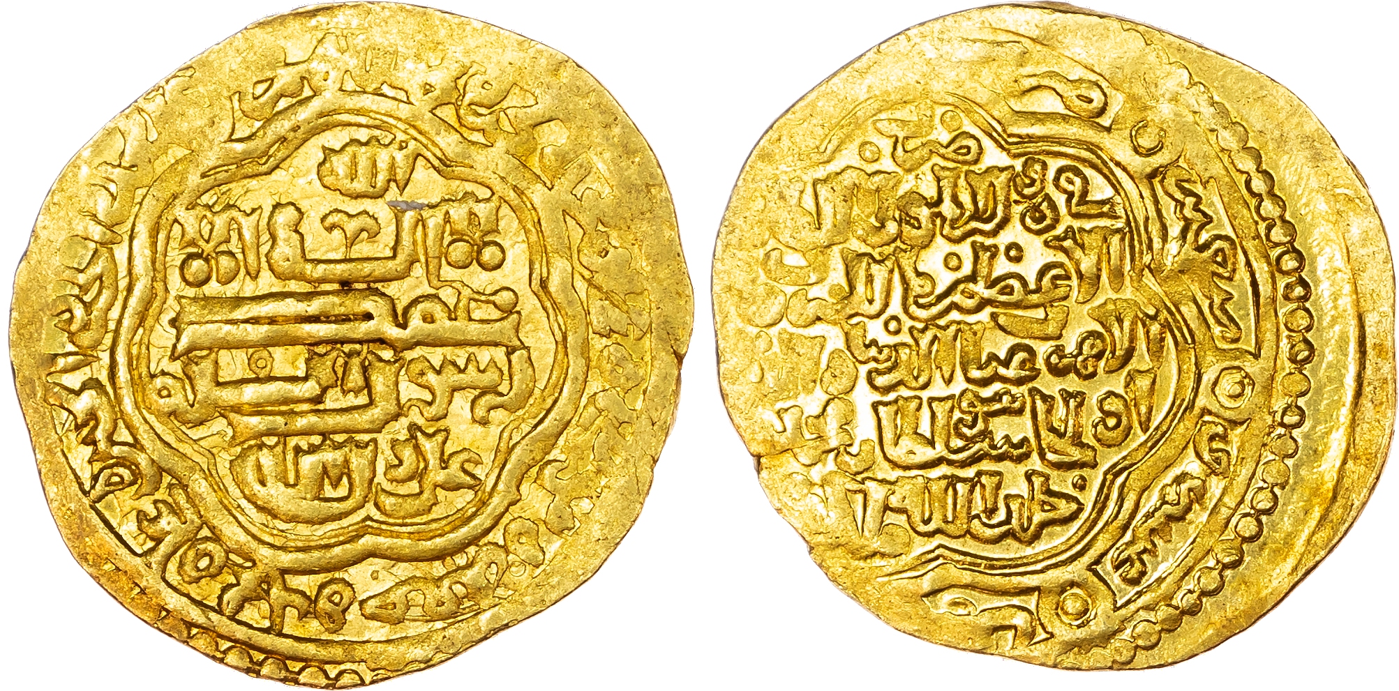 Ilkhanid, Uljaytu (AH 703‑716 / 1304‑1316 AD), gold Dinar, AH 715 / 1315/6 AD, Sultaniya al‑Ma’mura