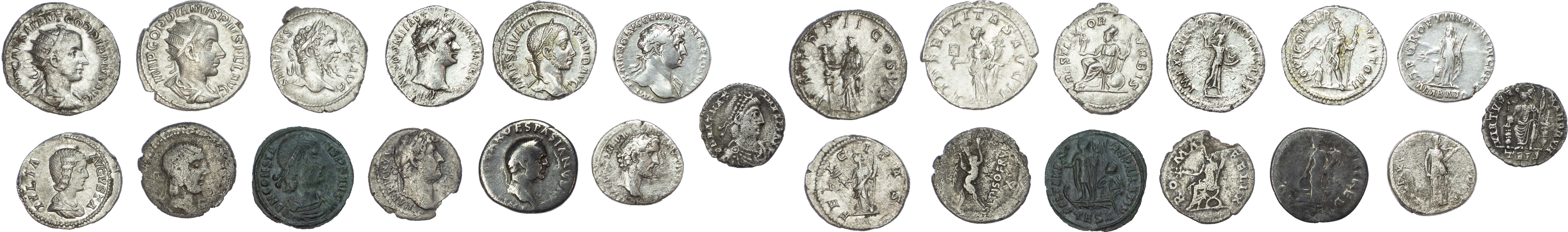 Roman Silver Coins (x12).