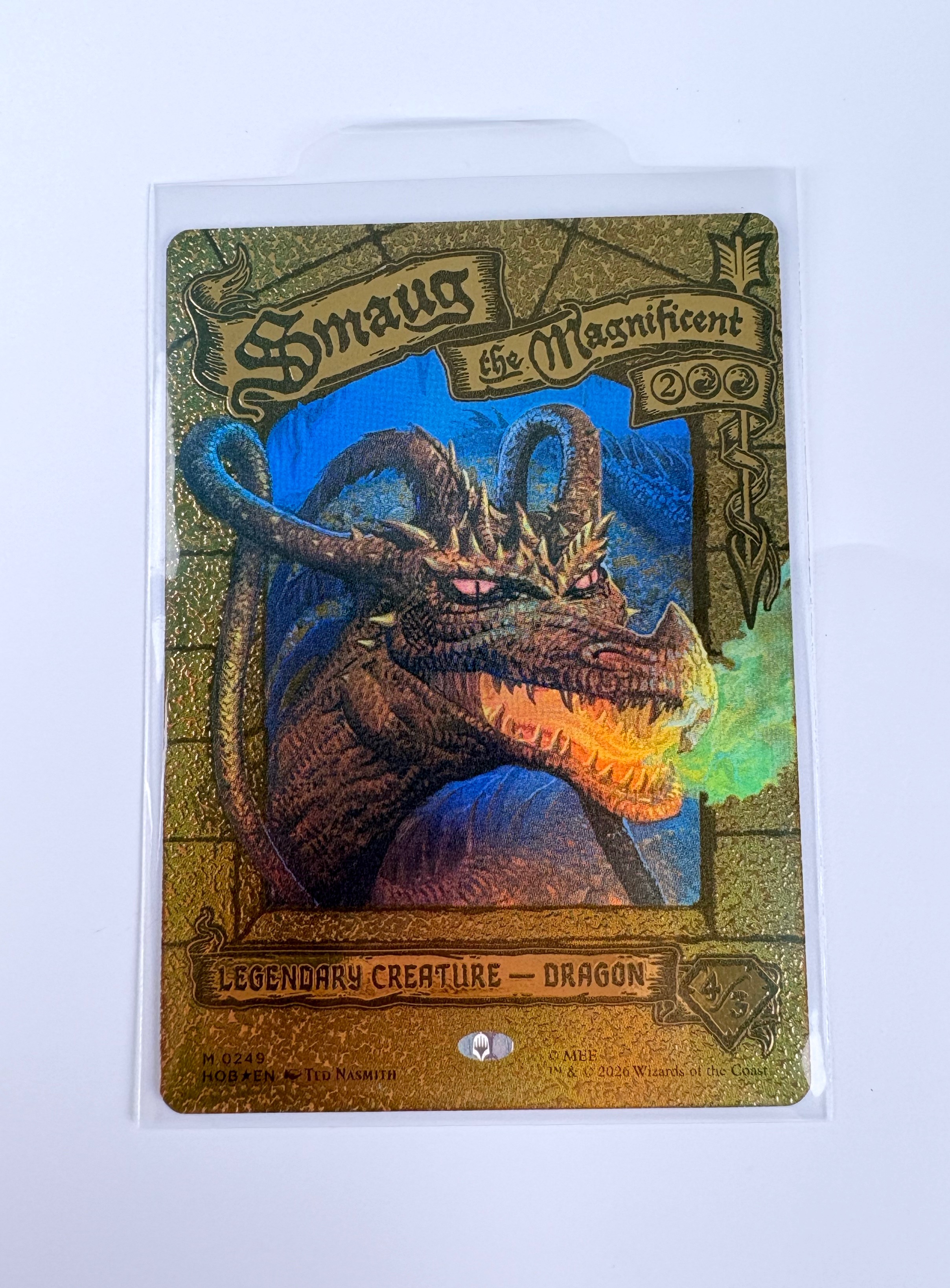 Smaug the Magnificent - Headliner Gleaming Gold MTG The Hobbit (2026)