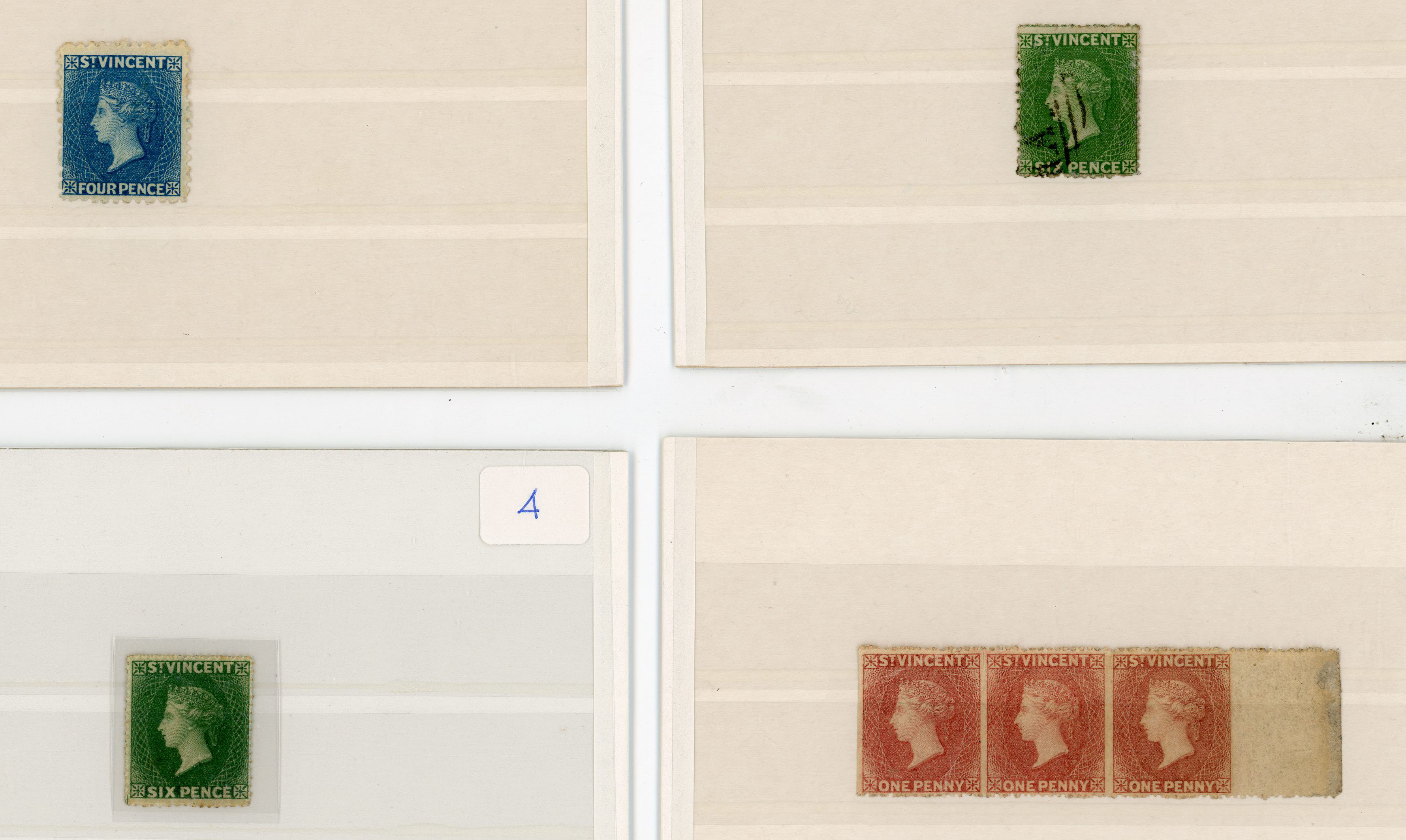 1861-1932 predominately mint selection arranged on stockcards