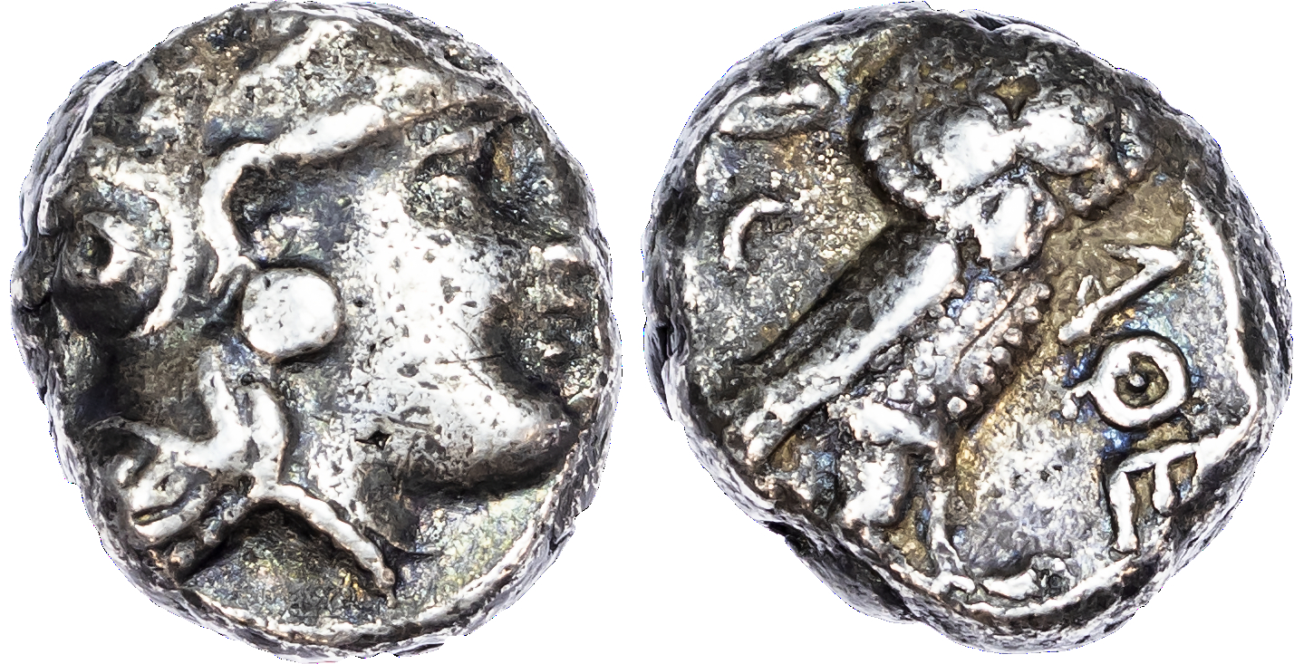 Attica, Athens (c. 393-355 BC) AR Tetradrachm, 17.05g.