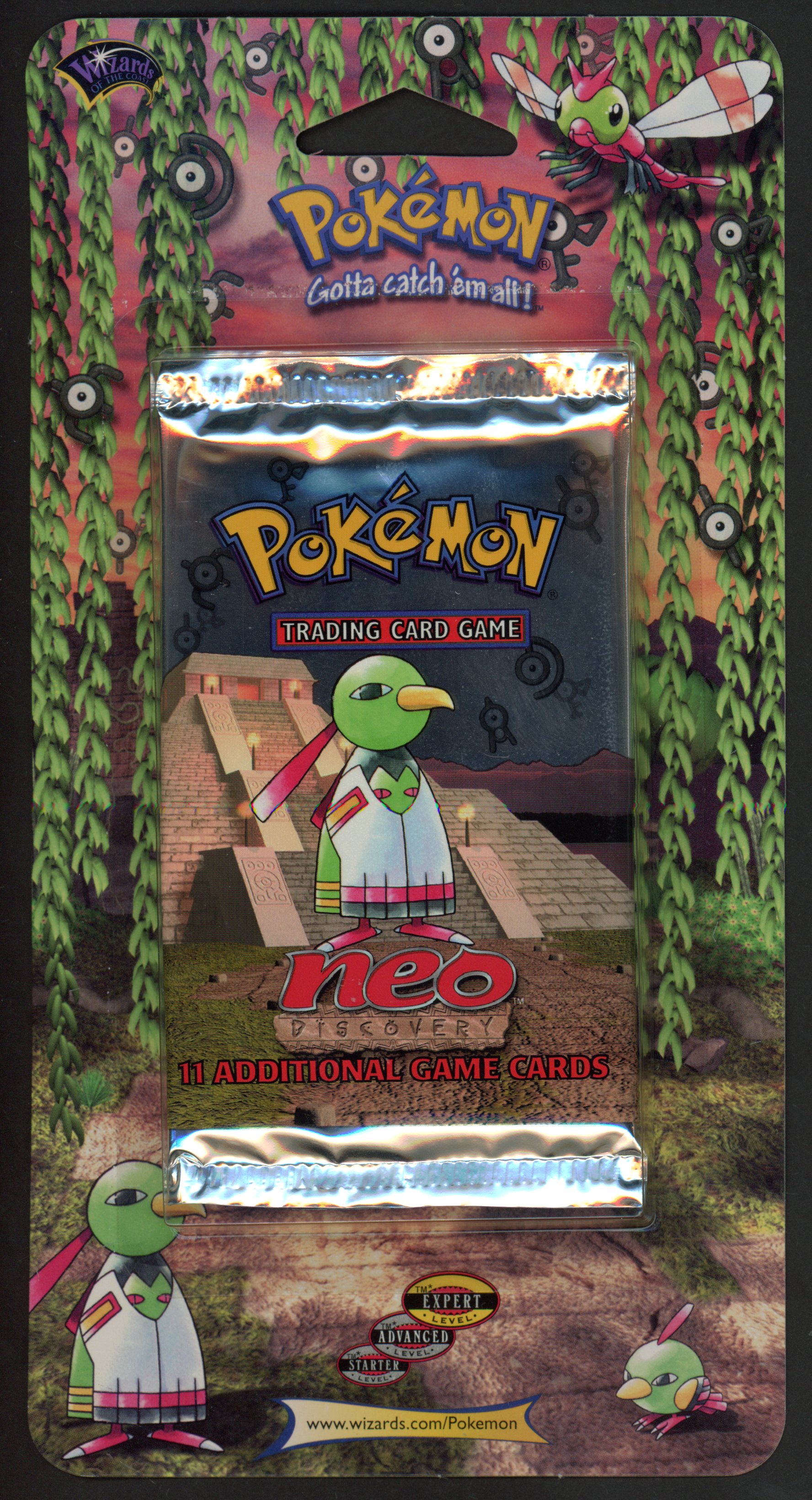 Pokémon TCG - Neo Discovery Blister Pack Xatu Art Factory Sealed 