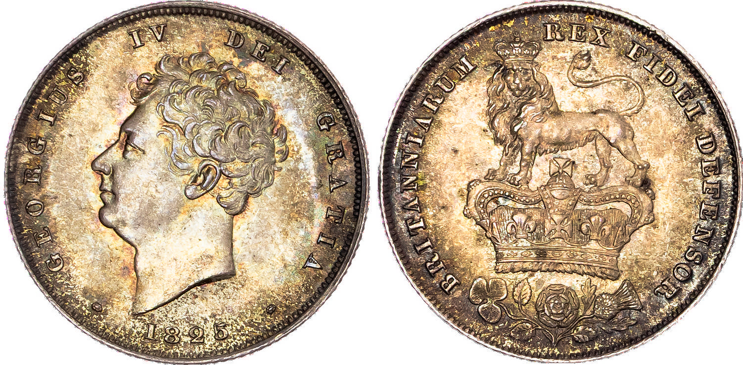 George IV (1820-1830), AR Shilling, 1825.