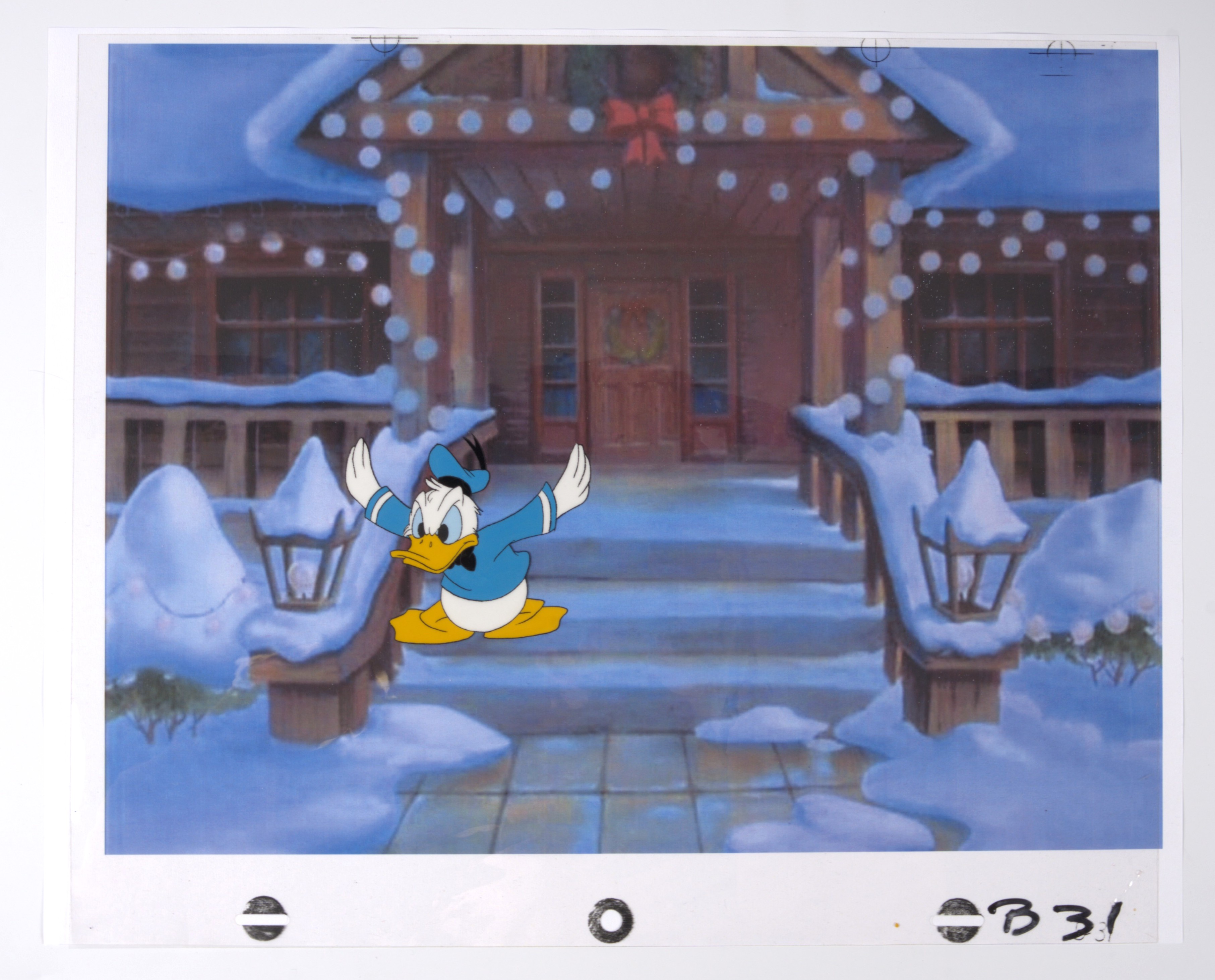 Donald Duck Original Production Animation Cel (Walt Disney, 1984)