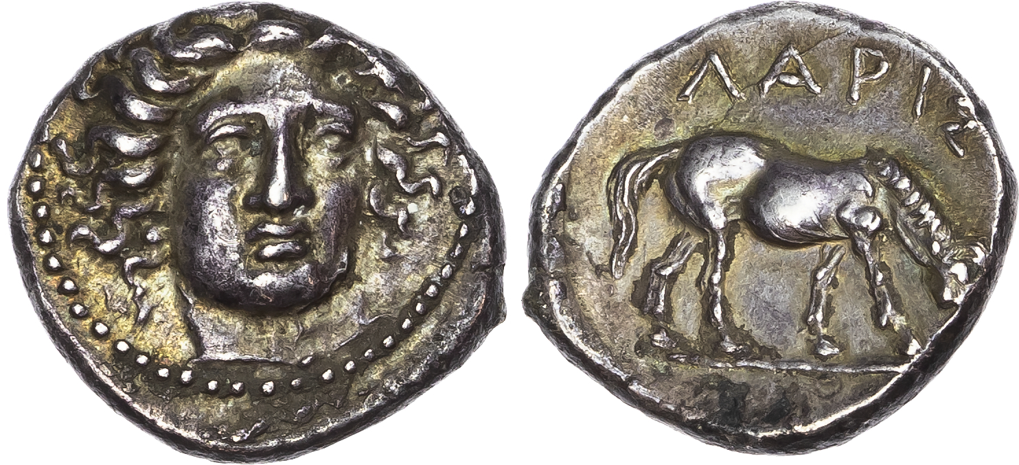 Thessaly, Larissa (c. 400-370 BC) AR Drachm, 6.03g. 