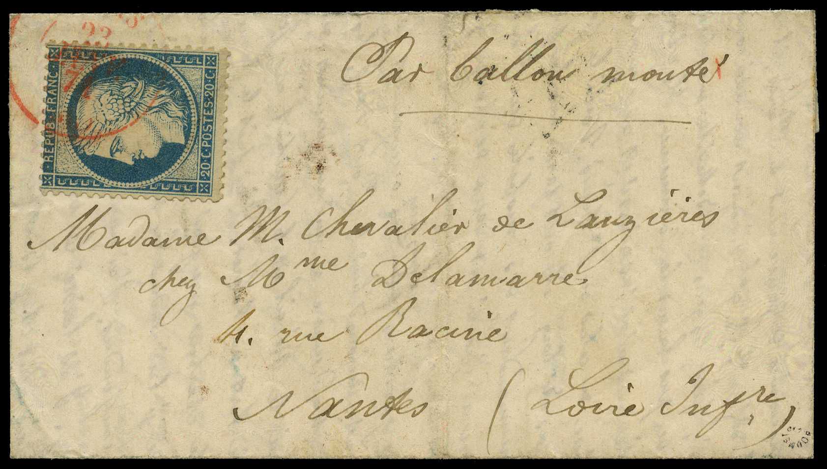 Sixty-fifth Balloon of the Siege: 1871...