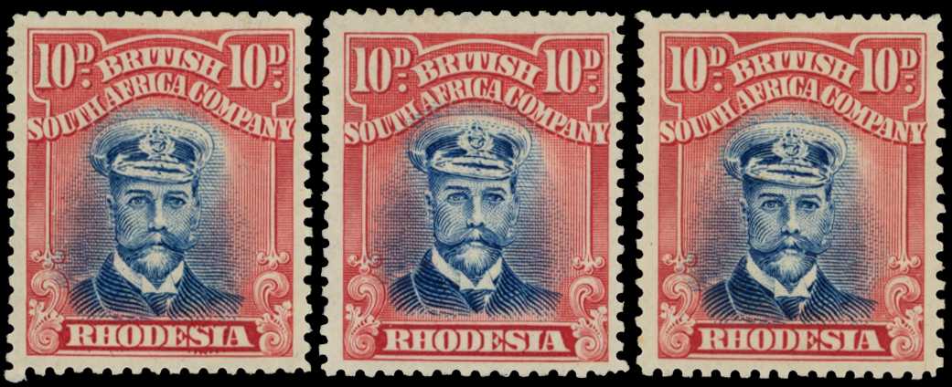 1922-3 10d Head Die IIIB, perf 15, white...