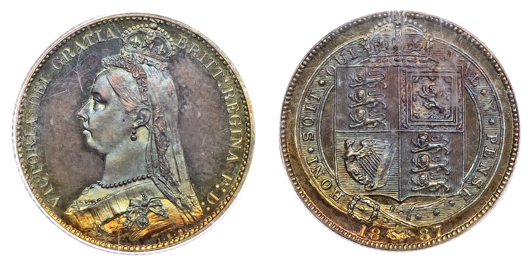 Victoria (1837-1901), Proof Sixpence, 1887. PCGS PR66 CAM