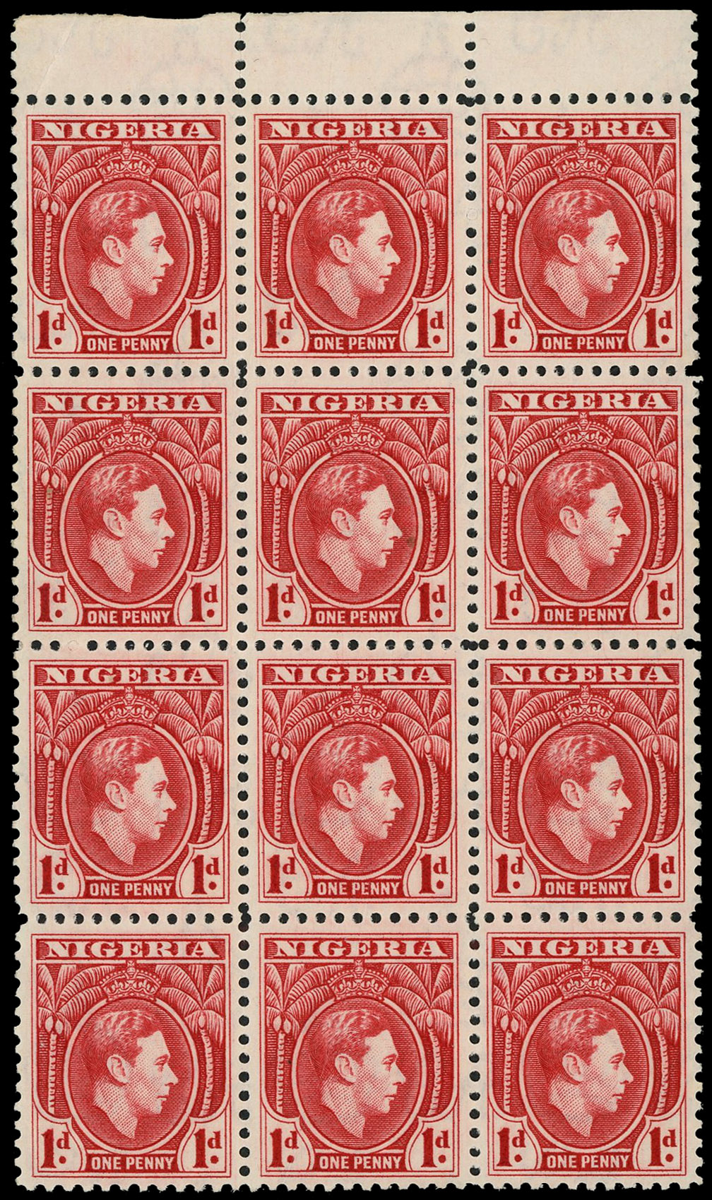 Nigeria SG 50ab block mint