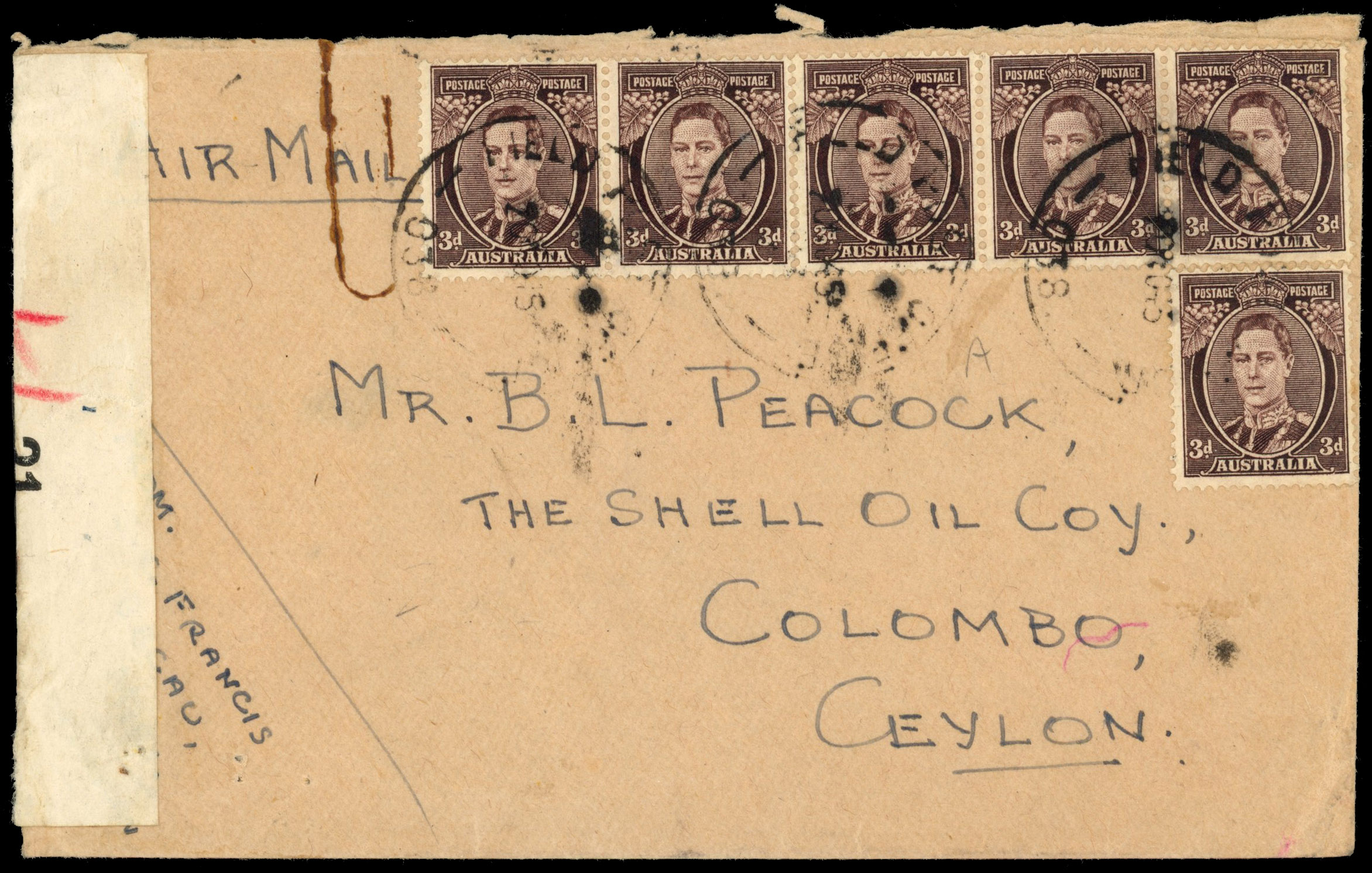 Sarawak 1945 cover, Australian Forces at Miri