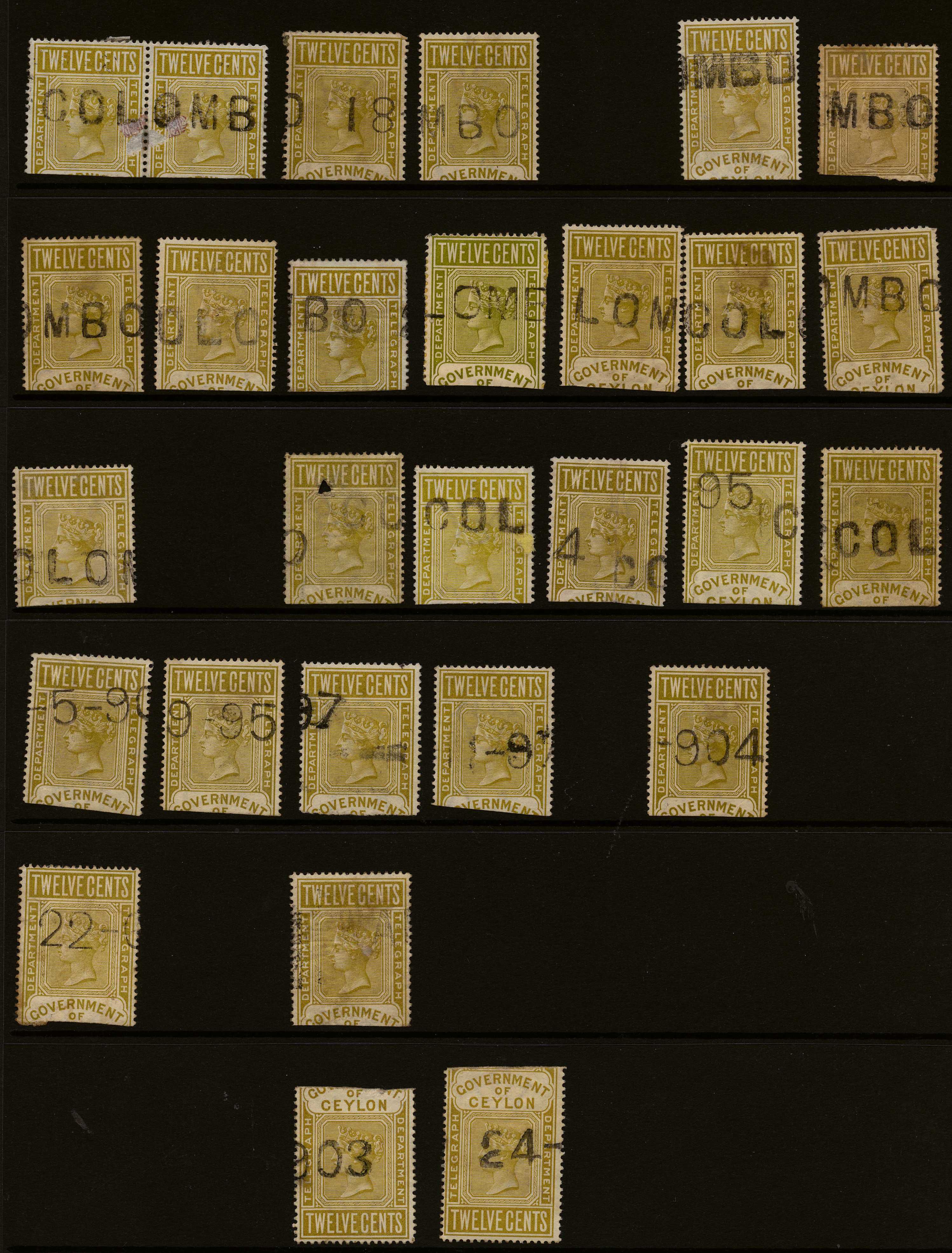 1894 set extensive range of used with 12ct x...