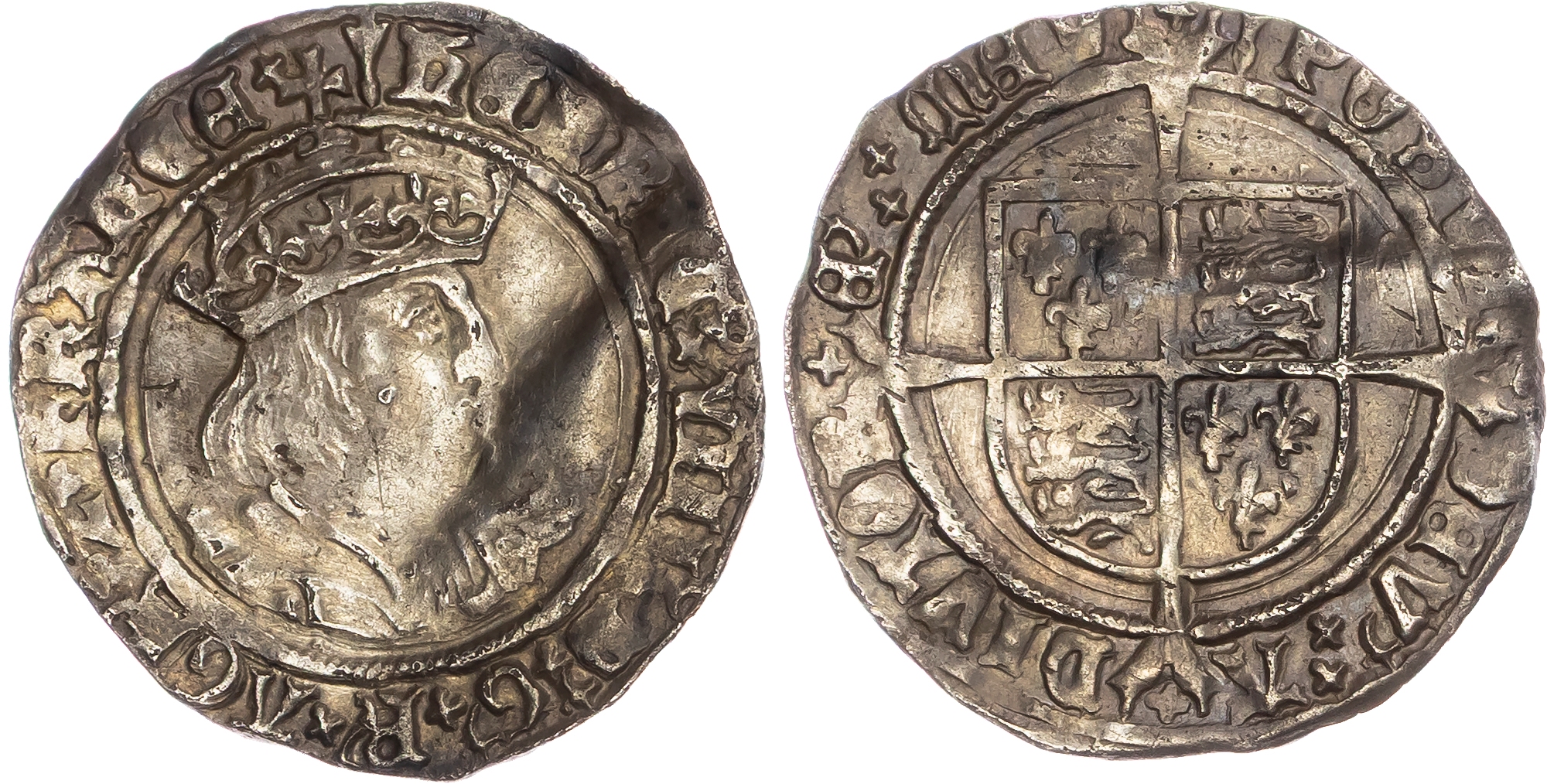 Henry VIII (1509-1547), AR Groat, Second Coinage (1526-1544), Tower (London) mint, mm. arrow.