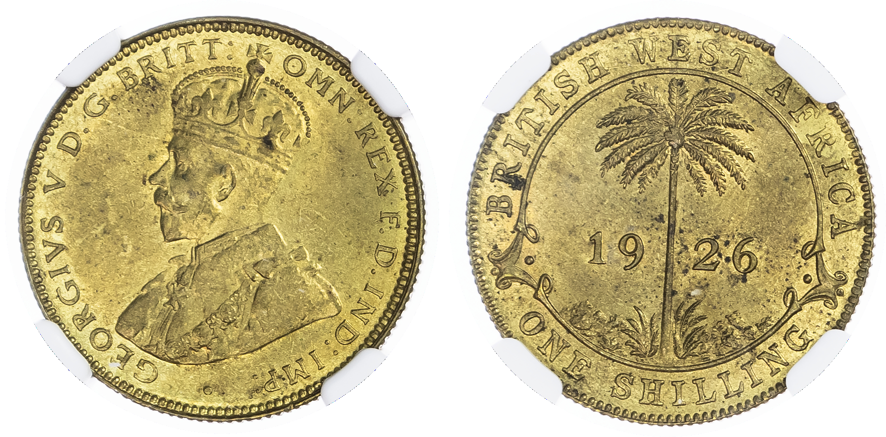 British West Africa. George V BR Shilling. 1926. 