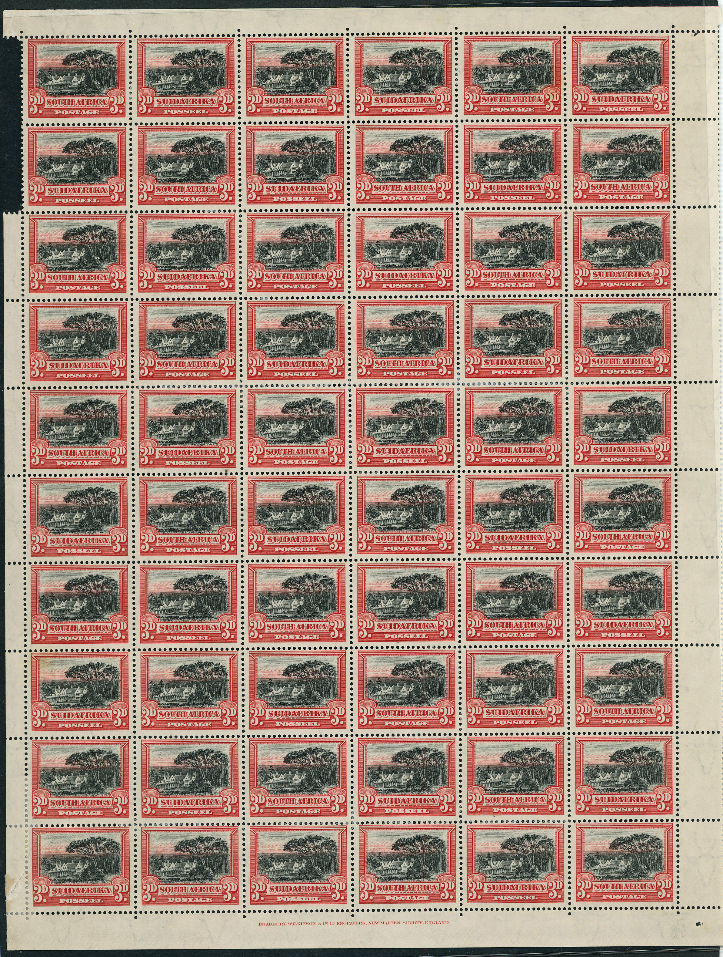 1927-30 3d black and red Issue 1 left pane...