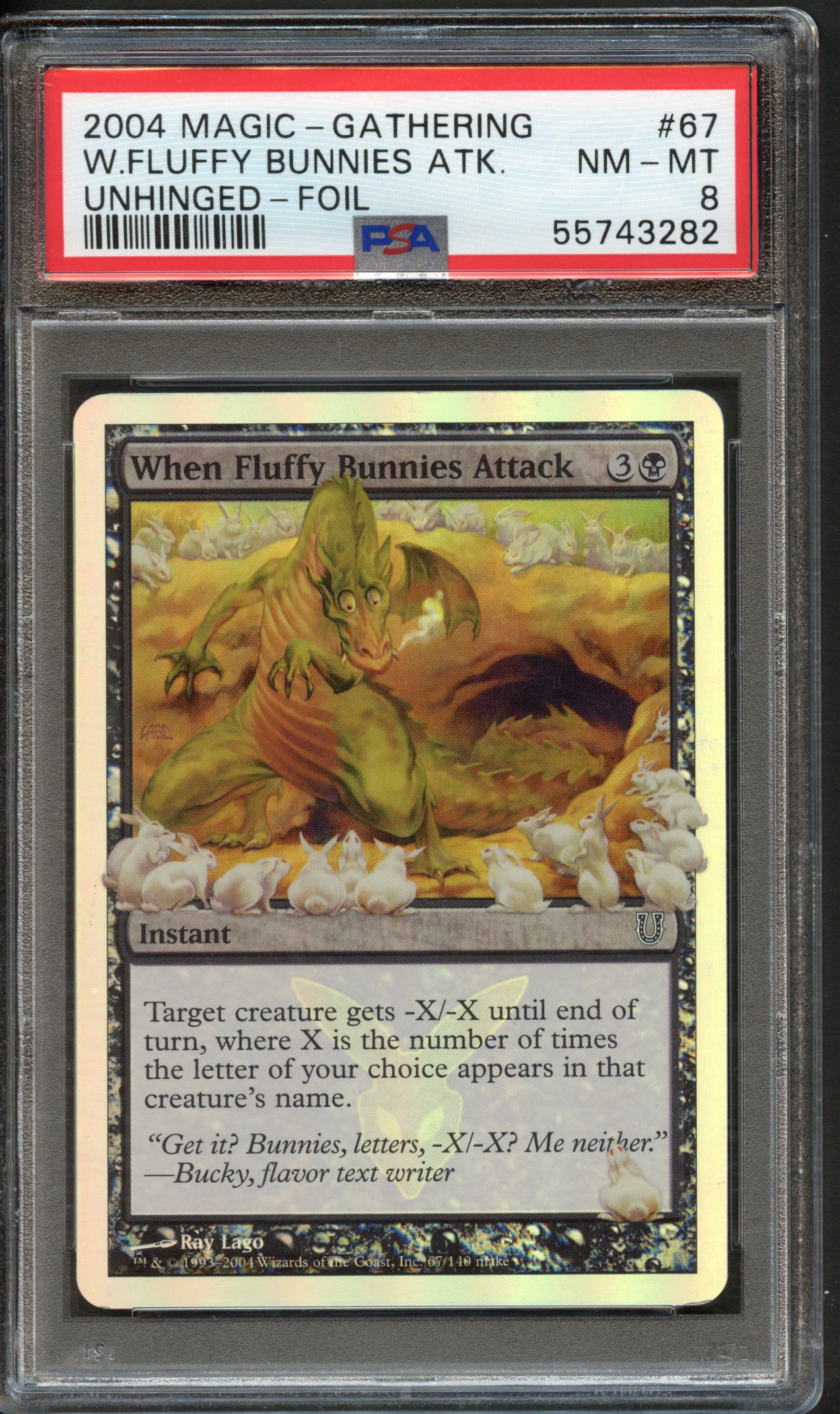PSA 8 When Fluffy Bunnies Attack (foil) - Unhinged