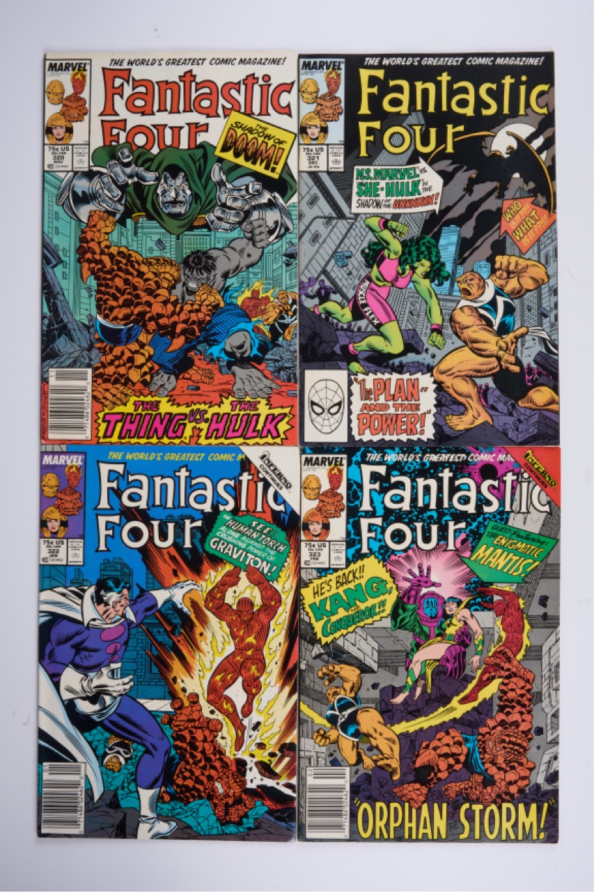 Fantastic Four Volume 1 Incomplete #320-#365 (Marvel Comics, 1988-92) Bundle of 35