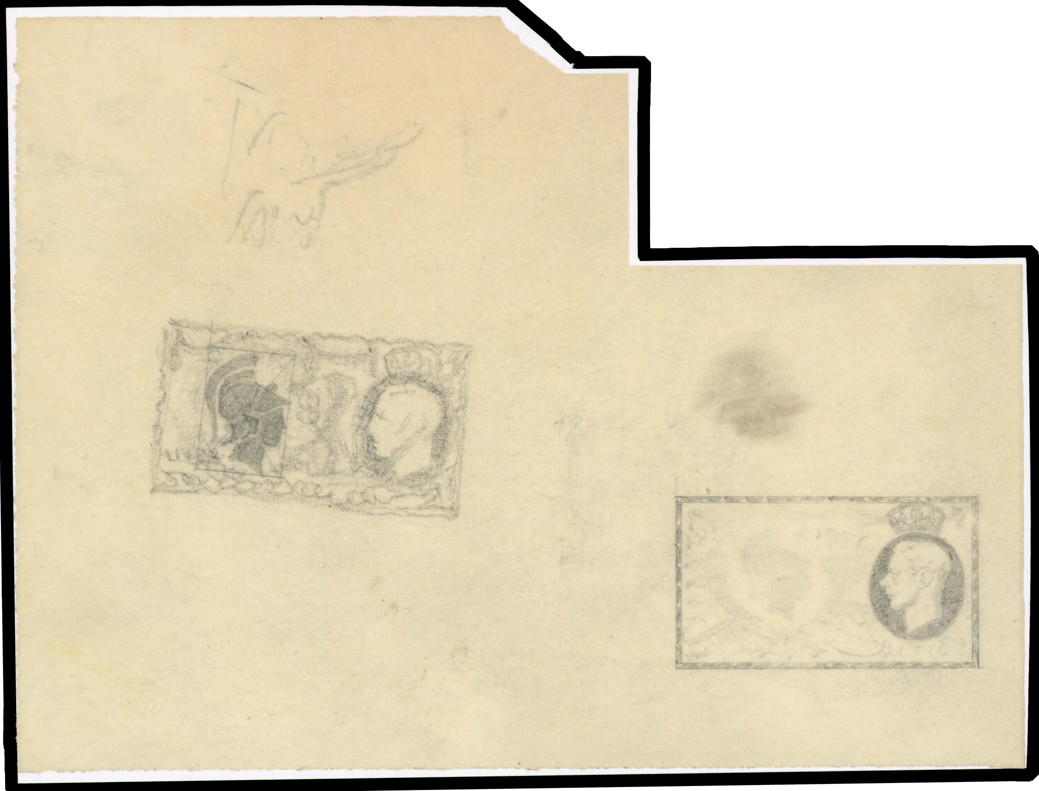 1951 2½d Festival of Britain designer sketch