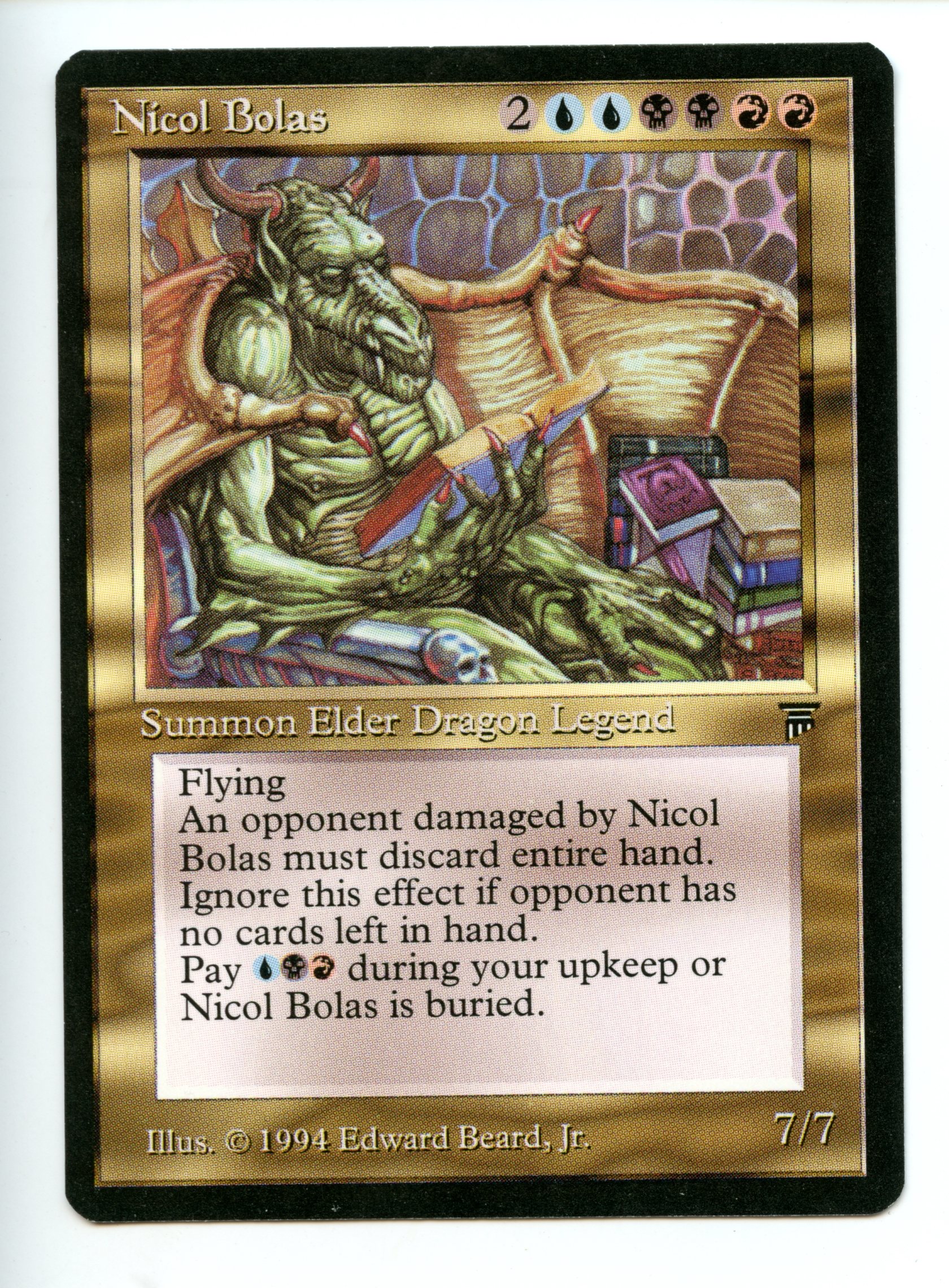 Magic the Gathering - Nicol Bolos  - Legends - Near Mint