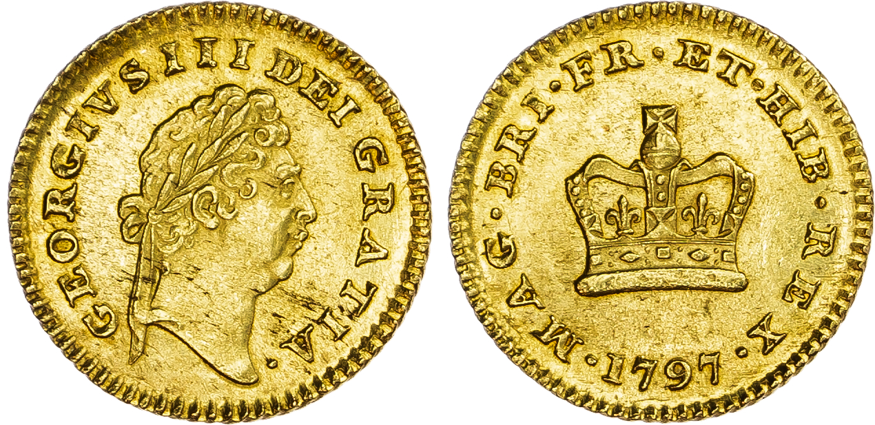 Great Britain. George III AV Third Guinea. 1797.
