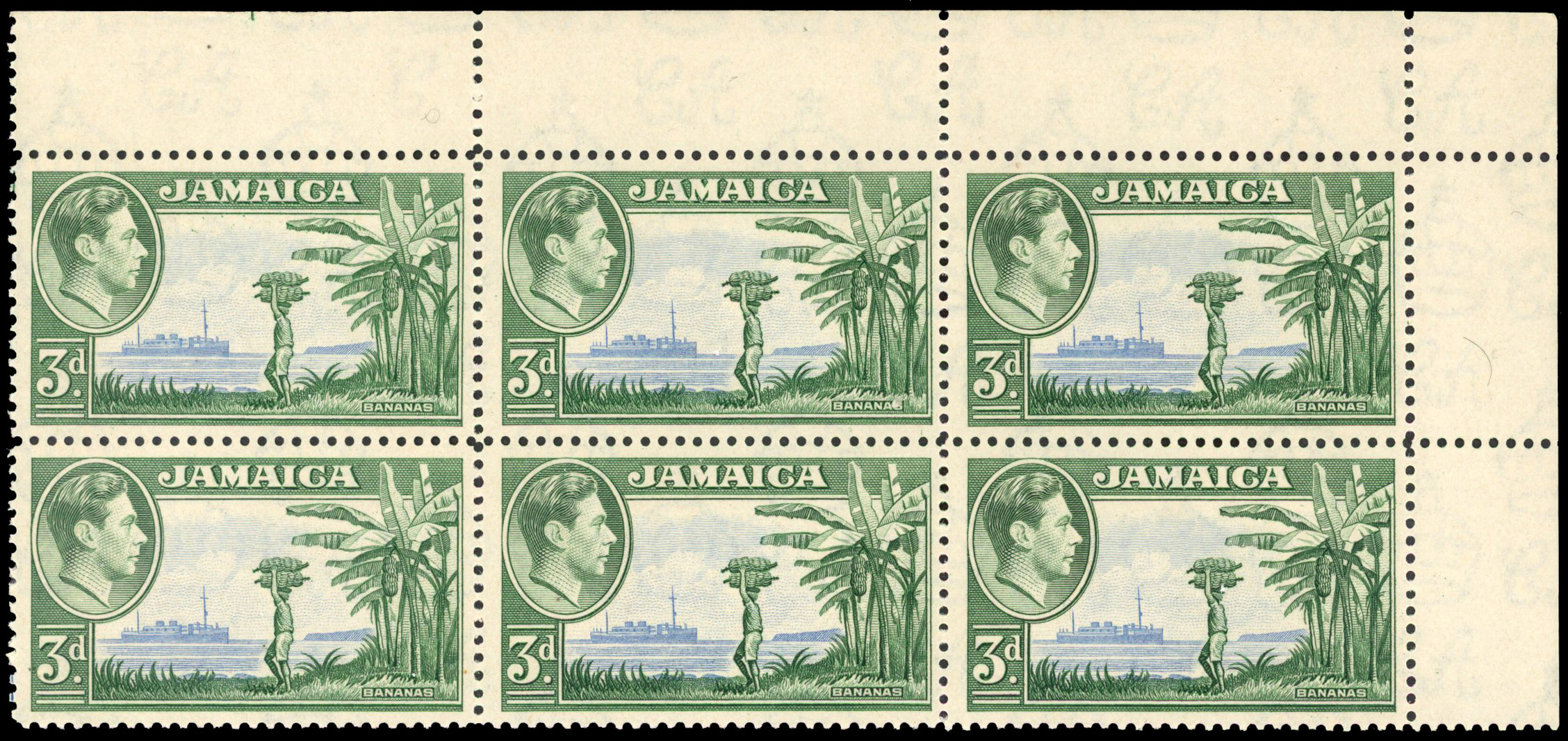 Jamaica SG 126a block mint