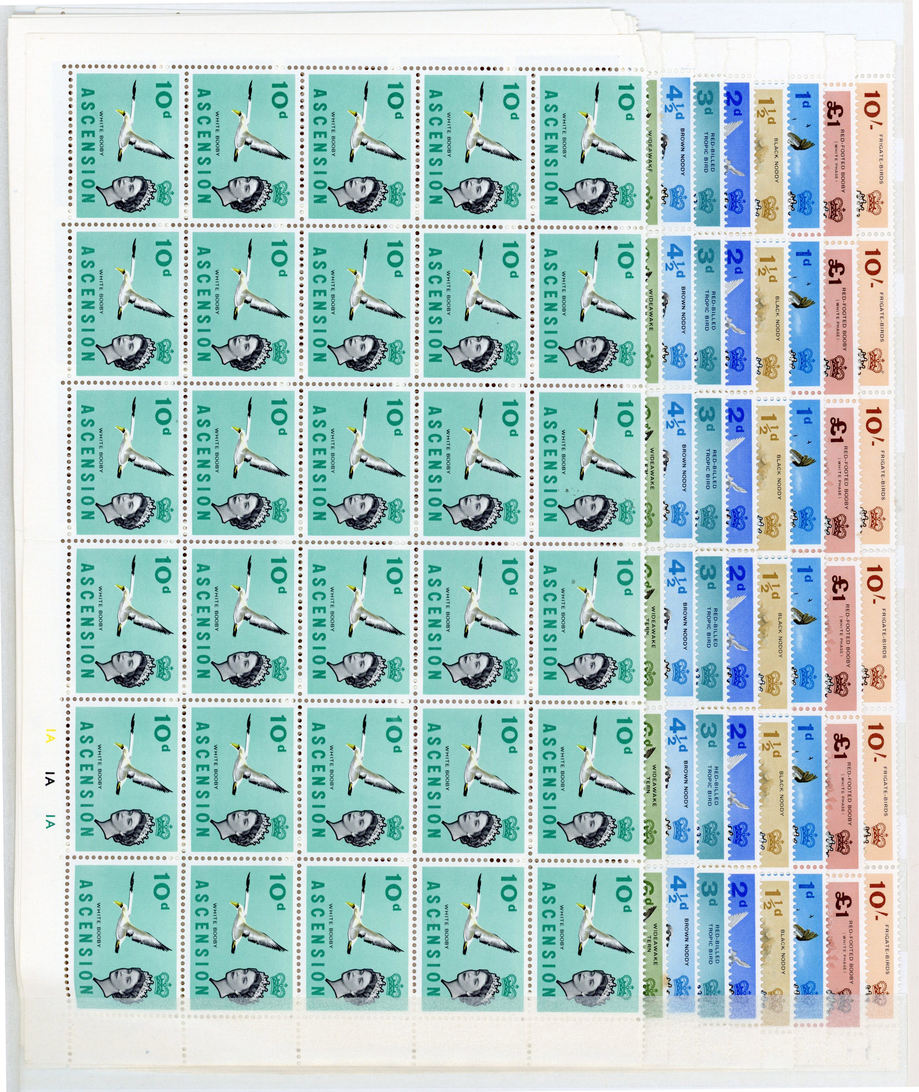 Ascension SG 70-83 blocks mint