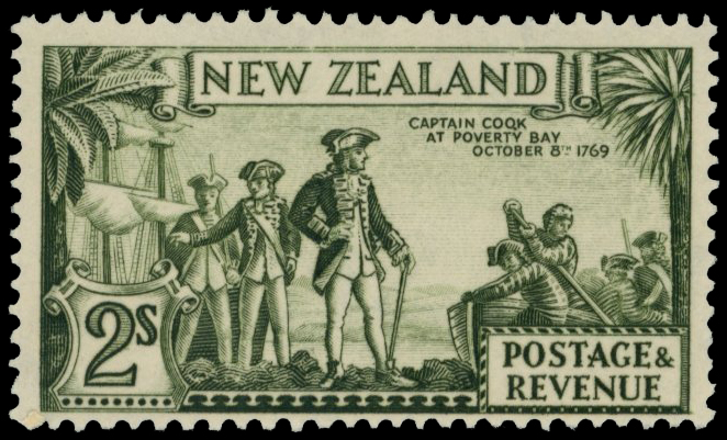 1935 2s olive-green perf 13-14 x 13½, with R...