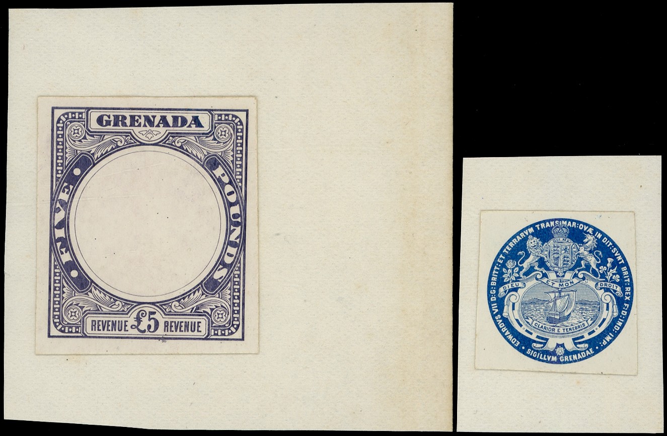 1903 De La Rue frame and vignette essays...