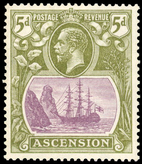 Ascension SG 15da mint