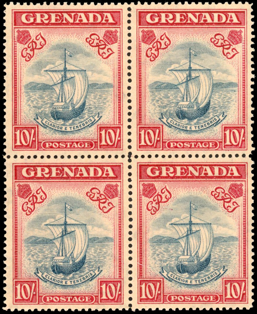 Grenada SG 163a block mint