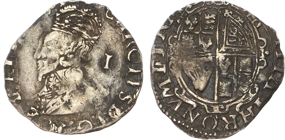Charles I (1625-1649), AR Penny. [2]