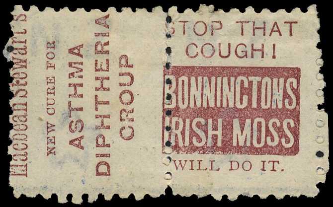 1891-5 2½d blue horizontal pair, perf...