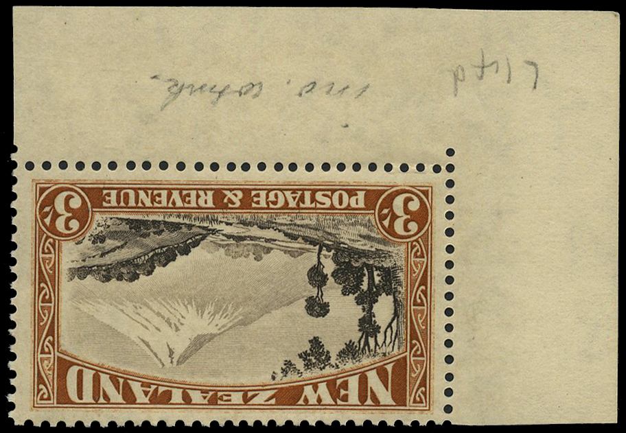 1936-42 3/- chocolate and yellow-brown,...