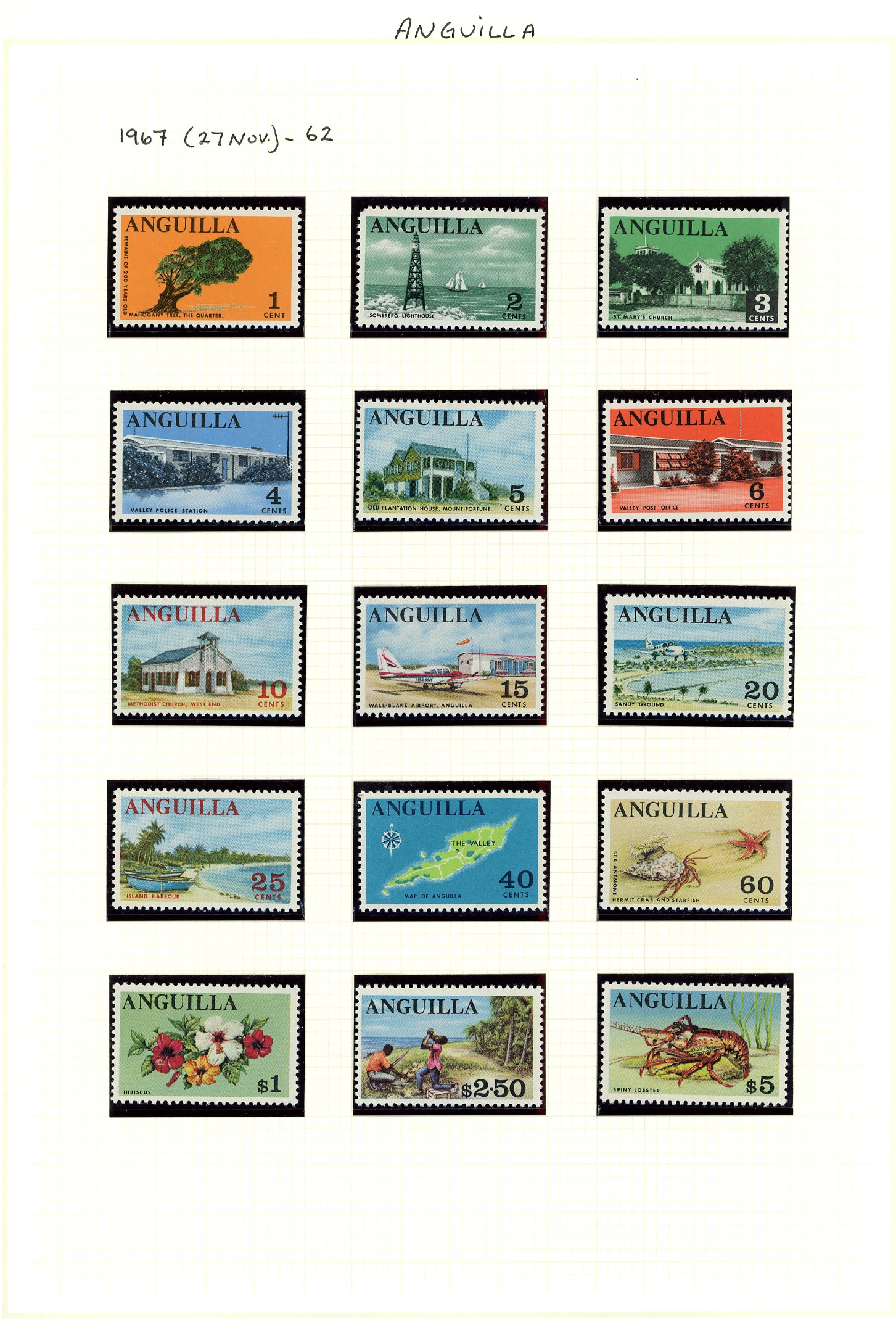 1967-1997 mint collection arranged on...