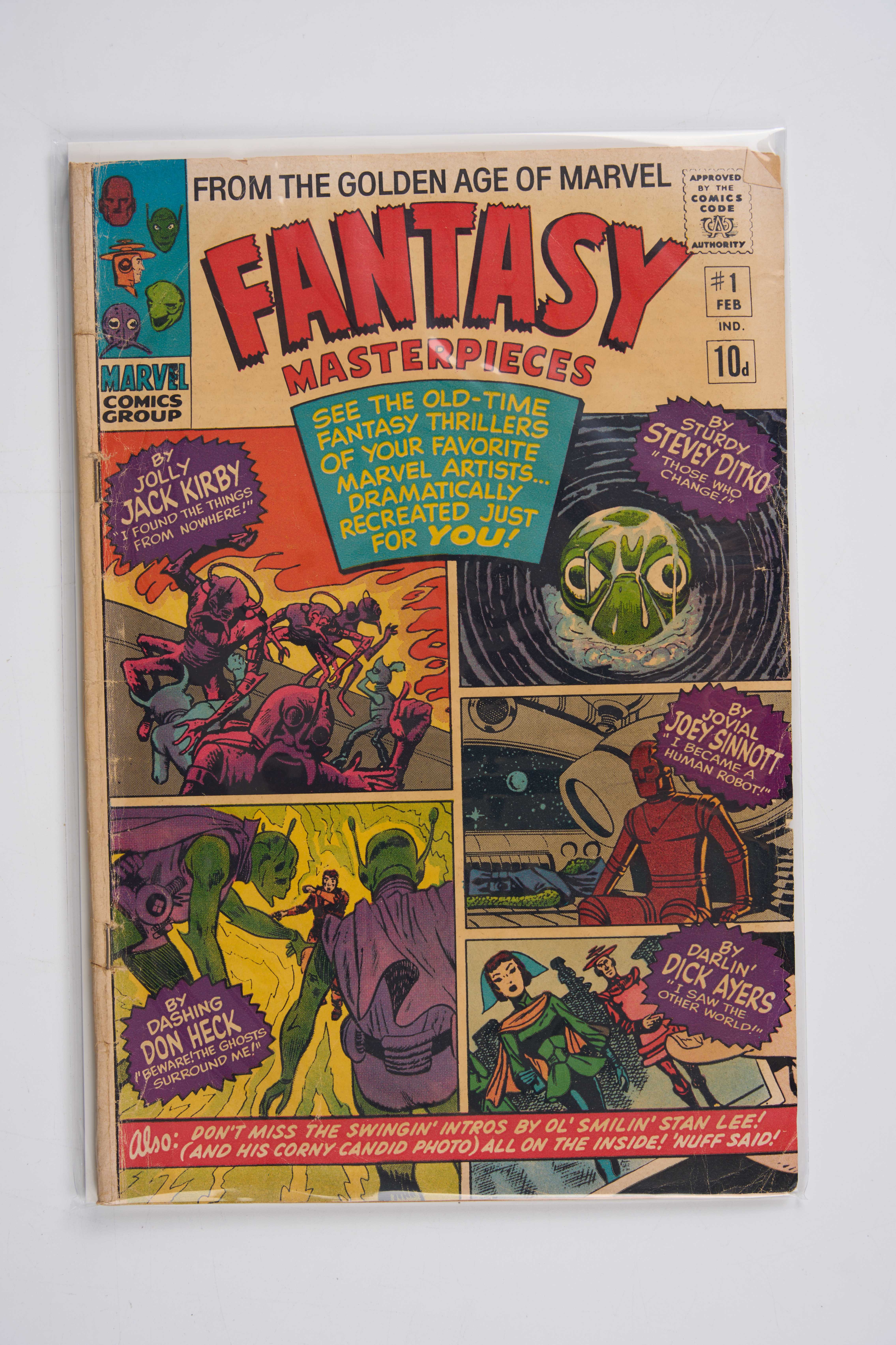 Fantasy Masterpieces Reprints of Golden Age Marvel Stories (Marvel Comics, 1965-66) Bundle of 5