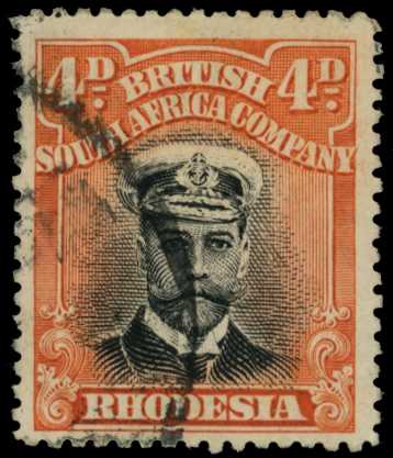 1913-7 4d Head Die I, perf 15. Good used...