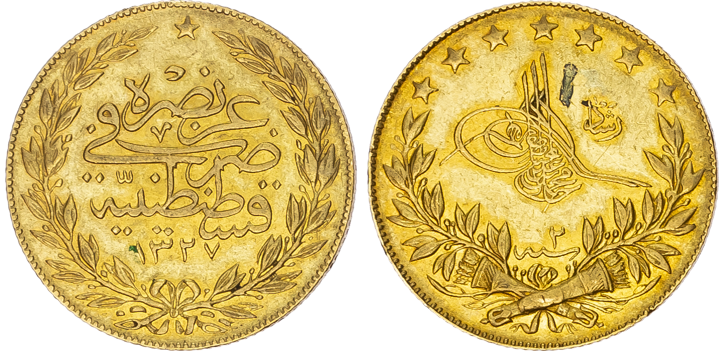 Ottoman Empire, Group of Gold Coins (8).