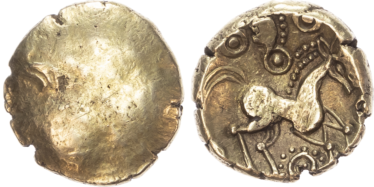 Iceni, Uninscribed (c. 50 BC – AD 10) AV Stater, ‘Snettisham’ type, 5.65g. 