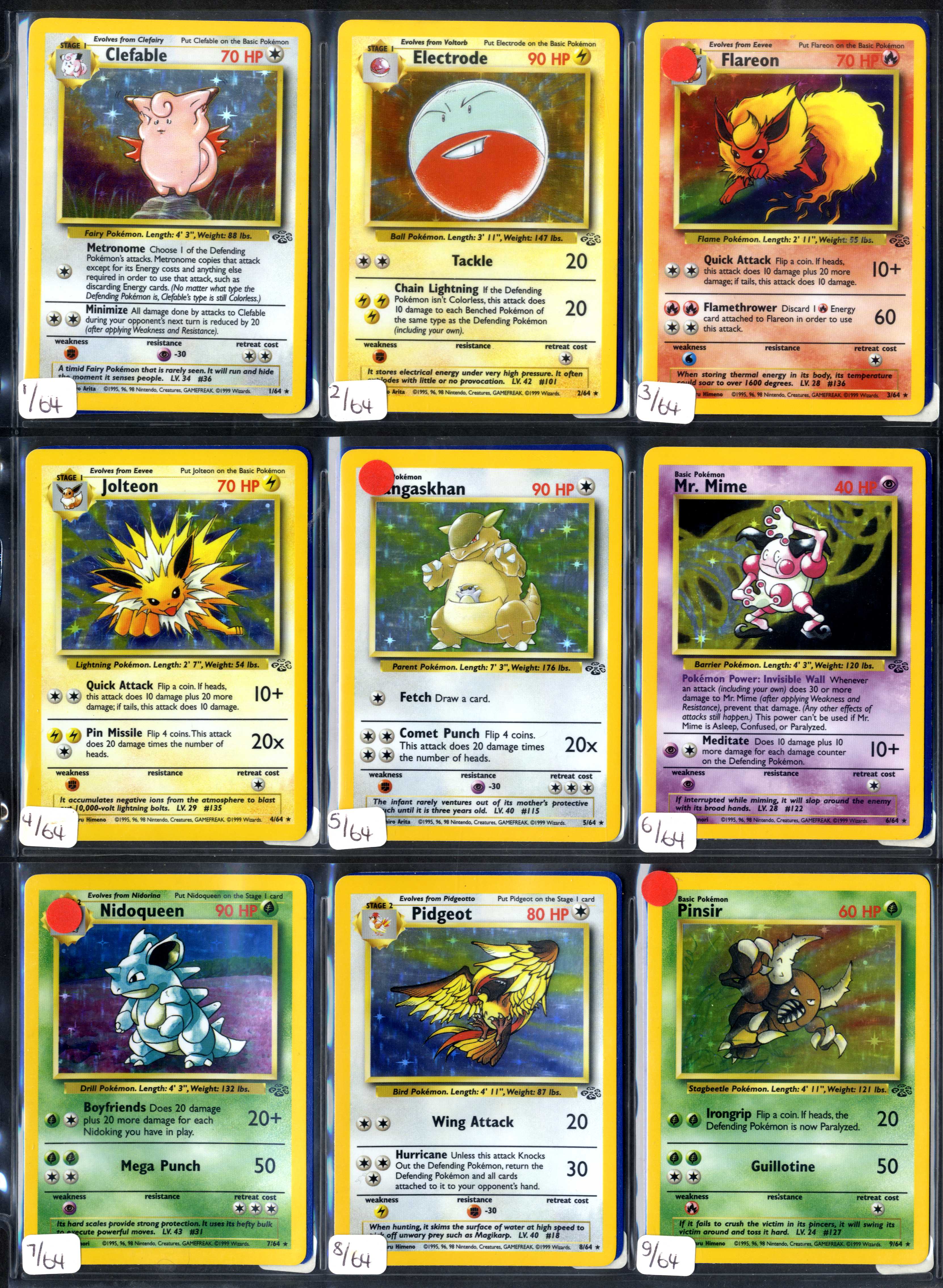 Pokémon TCG - Jungle Unlimited - Complete Set 64/64