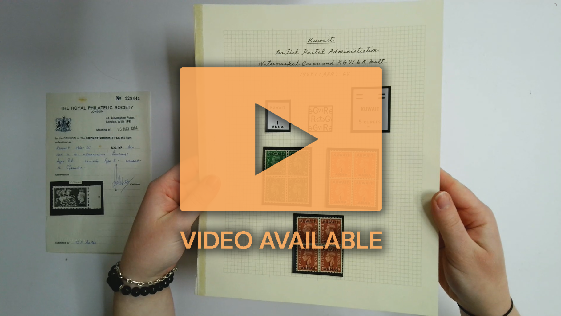 Kuwait GB KGVI overprint collection